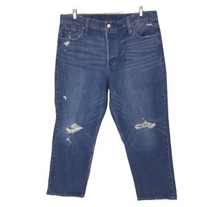 GAP Cheeky Straight Hi Rise Women's Size 18/34 in Indigo Wash